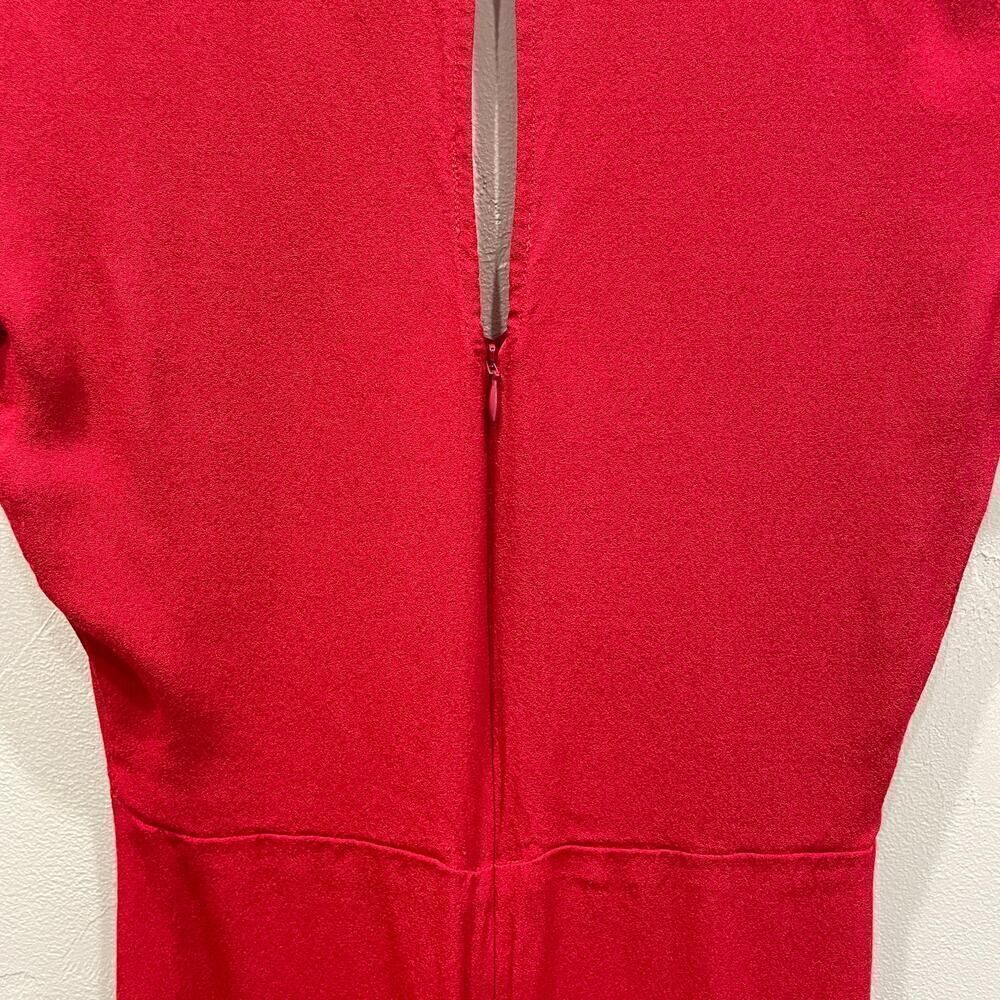 Reformation A-Line Flare Mini Dress in Red - Size: 2 - Picture 5 of 9